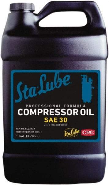 CRC - 1 Gal Bottle, ISO 100, SAE 30W, Air Compressor Oil - Apex Tool & Supply