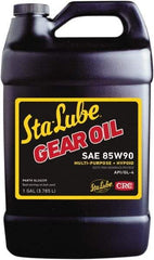 CRC - 1 Gal Bottle, Mineral Gear Oil - 17 St Viscosity at 100°C, ISO 220 - Apex Tool & Supply