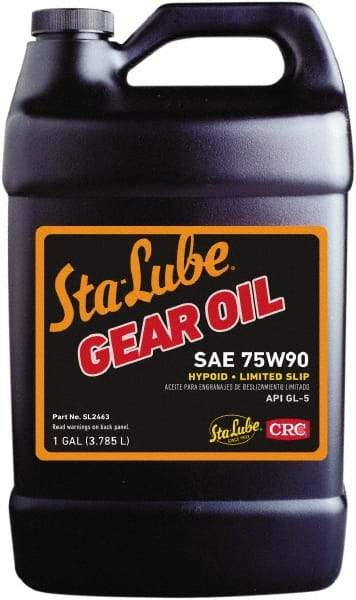 CRC - 1 Gal Bottle, Mineral Gear Oil - 70 SUS Viscosity at 40°C - Apex Tool & Supply