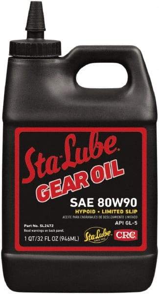 CRC - Bottle, Mineral Gear Oil - 14 St Viscosity at 100°C, ISO 150 - Apex Tool & Supply