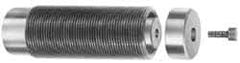De-Sta-Co - 1/2" Stroke Len, 0.22 Cu In Volume, 0.44 Sq In Effective Piston Area, Hydraulic, Single Acting, Threaded Body Clamp Cylinder - 1.326 Lb at 3,000 psig Max Output, 2.31" Body Thread Len, 2.56" OAL, 0.31" Projection Len, 0.024" Projection Diam - Apex Tool & Supply