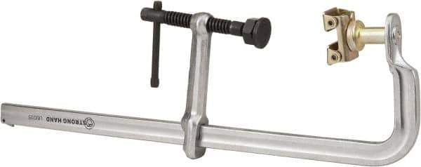 Strong Hand Tools - 5-1/2" Deep Throat, 20-1/2" Max Capacity, 4 in 1 Sliding Arm Clamp - 2,400 Lb Clamping Pressure, 20mm Spindle Diam - Apex Tool & Supply