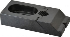 TE-CO - 3-5/16" OAL x 1-1/2" Overall Width, Low Grip Nose, Steel Manual Edge Clamp - Black Oxide Coating, 3/4" High, 1/2" Socket Cap Screw Slot, 3/4" Travel - Apex Tool & Supply