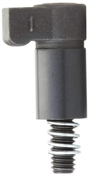Gibraltar - 5/16-18 Thread, 0.624" Body Diam, 1-3/8" Body Length, Cap Screw Hook Clamp Assembly - 1/2" Height of Clamp Face, 7/16" Width of Clamp Face, Black Oxide Coating, Carbon Alloy Steel - Apex Tool & Supply
