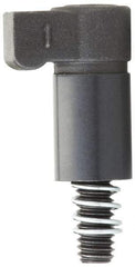 Gibraltar - 5/16-18 Thread, 0.624" Body Diam, 1-3/8" Body Length, Cap Screw Hook Clamp Assembly - 1/2" Height of Clamp Face, 7/16" Width of Clamp Face, Black Oxide Coating, Carbon Alloy Steel - Apex Tool & Supply