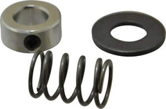 TE-CO - 5/8" Size, Black Oxide Coated Washer Clamp Support - Includes Shaft Collar, Spring & Washer - Apex Tool & Supply