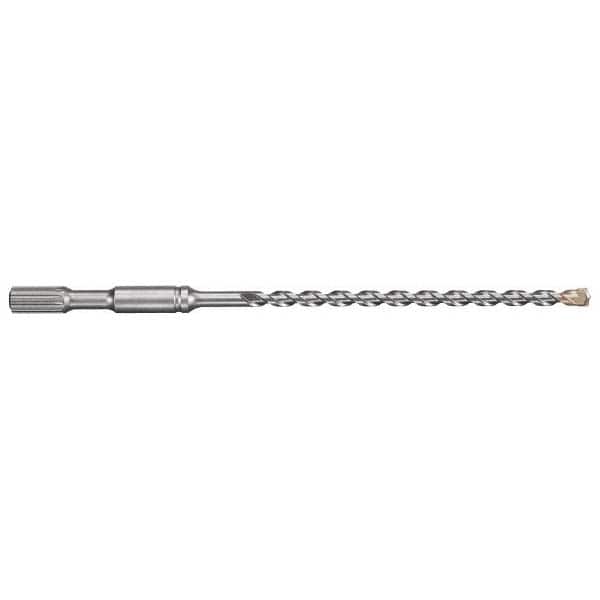 DeWALT - 1/2" Diam, Spline Shank, Carbide-Tipped Rotary & Hammer Drill Bit - Apex Tool & Supply