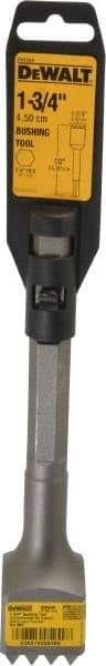 DeWALT - 1-3/4" Head Width, 10" OAL, 1" Shank Diam, Bushing Tool Chisel - Hex Shank, Steel - Apex Tool & Supply
