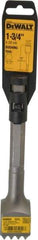 DeWALT - 1-3/4" Head Width, 10" OAL, 1" Shank Diam, Bushing Tool Chisel - Hex Shank, Steel - Apex Tool & Supply