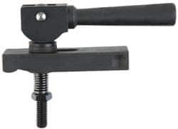 Value Collection - 5/16-18 Tap Size, Steel Strap Clamp Assembly - Center Cam, 0.333" Strap Thickness, 13/16" Travel, 3-1/4" Strap Len, 1-1/4" Strap Width - Apex Tool & Supply