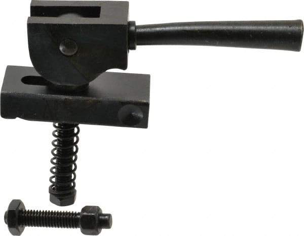 Value Collection - 3/8-16 Tap Size, Steel Strap Clamp Assembly - Center Cam, 5/8" Strap Thickness, 3/4" Travel, 3" Strap Len, 1-1/4" Strap Width - Apex Tool & Supply