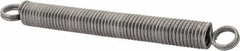 Made in USA - 1/4" OD, 5.8 Lb Max Load, 3-9/16" Max Ext Len, 0.035" Wire Diam Extension Spring - 3.86 Lb/In Rating - Apex Tool & Supply