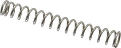 Made in USA - 15/64" OD, 0.032" Wire, Compression Spring - 12.19 Lb Spring Rating - Apex Tool & Supply