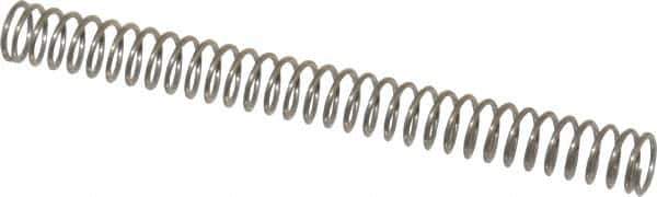 Made in USA - 1/4" OD, 0.026" Wire, Compression Spring - 1.82 Lb Spring Rating - Apex Tool & Supply