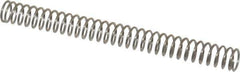 Made in USA - 1/4" OD, 0.026" Wire, Compression Spring - 1.82 Lb Spring Rating - Apex Tool & Supply