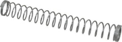 Made in USA - 7/32" OD, 0.015" Wire, Compression Spring - 0.45 Lb Spring Rating - Apex Tool & Supply