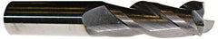 ProMax - 3/8", 3 Flute, Single End, Solid Carbide, 0.02" Corner Radius End Mill - 2-1/2" OAL, 35° Helix, Right Hand Flute, 7/8" LOC, Right Hand Cut - Apex Tool & Supply