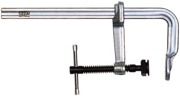 Bessey - 7" Deep Throat, 48" Max Capacity, Standard Sliding Arm Clamp - 4,880 Lb Clamping Pressure, 0.85" Spindle Diam - Apex Tool & Supply