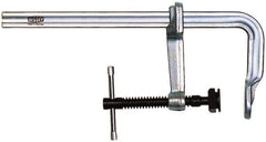 Bessey - 7" Deep Throat, 18" Max Capacity, Standard Sliding Arm Clamp - 4,880 Lb Clamping Pressure, 0.85" Spindle Diam - Apex Tool & Supply
