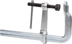 Bessey - 7" Deep Throat, 12" Max Capacity, Standard Sliding Arm Clamp - 4,880 Lb Clamping Pressure, 0.85" Spindle Diam - Apex Tool & Supply