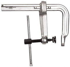 Bessey - 8" Deep Throat, 18" Max Capacity, Standard Sliding Arm Clamp - 7,770 Lb Clamping Pressure, 0.925" Spindle Diam - Apex Tool & Supply
