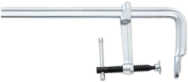 Bessey - 7" Deep Throat, 18" Max Capacity, Standard Sliding Arm Clamp - 4,880 Lb Clamping Pressure, 0.85" Spindle Diam - Apex Tool & Supply