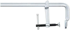 Bessey - 7" Deep Throat, 18" Max Capacity, Standard Sliding Arm Clamp - 4,880 Lb Clamping Pressure, 0.85" Spindle Diam - Apex Tool & Supply