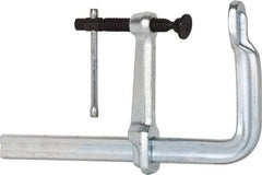 Bessey - 7" Deep Throat, 12" Max Capacity, Standard Sliding Arm Clamp - 4,880 Lb Clamping Pressure, 0.85" Spindle Diam - Apex Tool & Supply