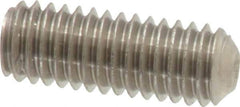 Value Collection - M6x1.00 Metric Coarse, 16mm OAL, Cup Point Set Screw - Grade 18-8 & Austenitic A2 Stainless Steel, 3mm Key - Apex Tool & Supply