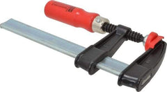 Bessey - 6" Capacity, 2-1/2" Throat Depth Steel Bar Clamp - 600 Lb Clamping Pressure - Apex Tool & Supply