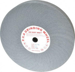 Value Collection - 8" Diam, 1" Face Width, 5/8" Center Hole, Fine Grade, Deburring Wheel - 1,920 RPM - Apex Tool & Supply