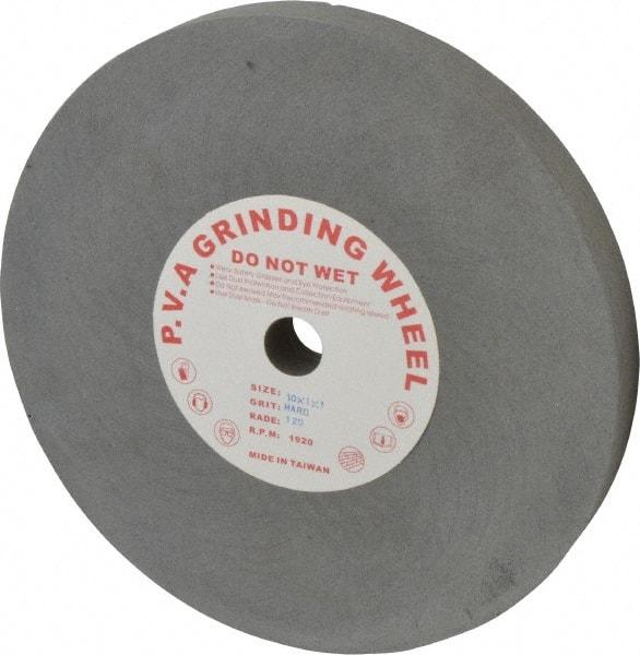 Value Collection - 10" Diam, 1" Face Width, 1" Center Hole, Coarse Grade, Deburring Wheel - 1,800 RPM - Apex Tool & Supply