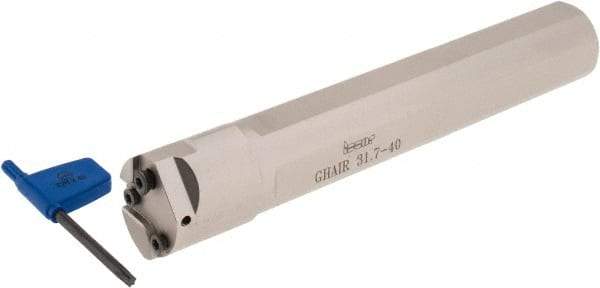 Iscar - GHAI, Internal, Right Hand, Indexable Grooving Tool Holder - 1-1/4" Shank Width, 8" OAL, Through Coolant - Apex Tool & Supply