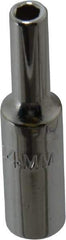Proto - 1/4" Drive, Deep Hand Socket - 6 Points, 1-15/16" OAL, Chrome Finish - Apex Tool & Supply