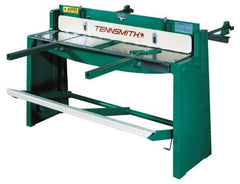 Tennsmith - 37 Inch Long Blade, Manual Power Floor Shear - 27 Inch Deep x 42 Inch High, 0.0394 Inch Stainless Steel Capacity, 0.0630 Inch Mild Steel Capacity, 30 Inch Back Gauge Range - Apex Tool & Supply