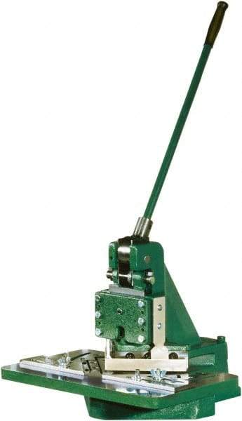 Tennsmith - 6 x 6" Notching Dimension, Metal Notcher - 1.25mm Max Mild Steel Capacity - Apex Tool & Supply