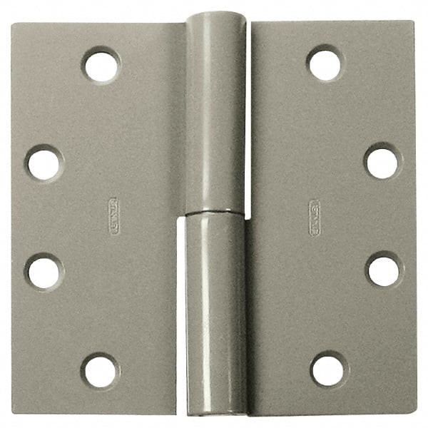 Stanley - 4-1/2" Long x 4-1/2" Wide Steel Full Mortise Commercial Hinge - Apex Tool & Supply