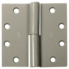 Stanley - 4-1/2" Long x 4-1/2" Wide Steel Full Mortise Commercial Hinge - Apex Tool & Supply