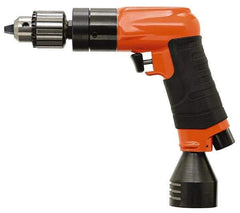 Dotco - 3/8" Keyed Chuck - Pistol Grip Handle, 3,200 RPM, 1.4 hp, 90 psi - Apex Tool & Supply