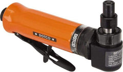 Dotco - 1/4" Collet, Angle Handle, Air Angle Die Grinder - 20,000 RPM, Rear Exhaust, 23 CFM, 0.4 hp, 90 psi, 1/4" Inlet - Apex Tool & Supply