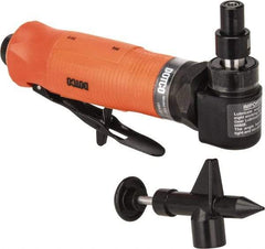 Dotco - 1/4" Collet, Angle Handle, Air Angle Die Grinder - 12,000 RPM, Rear Exhaust, 23 CFM, 0.4 hp, 90 psi, 1/4" Inlet - Apex Tool & Supply