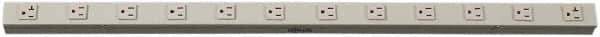 Tripp-Lite - 12 Outlets, 120 VAC20 Amps, 15' Cord, Power Outlet Strip - Clip Mount, Hardwire NEMA Configuration, 36" Strip - Apex Tool & Supply