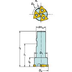 A328-044B19-13M Grooving Cutter - Apex Tool & Supply