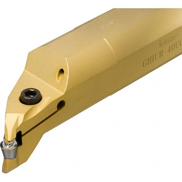 Iscar - 2.36" Min Bore Diam, 14" OAL, 2" Shank Diam, GHIUR Indexable Boring Bar - 2.95" Max Bore Depth, GIPA 6.. Insert, Clamp Holding Method - Apex Tool & Supply
