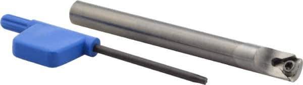 Iscar - 9.5mm Min Bore Diam, 79mm OAL, 8mm Shank Diam, MG STFP-X Indexable Boring Bar - TPGX 73.. Insert - Apex Tool & Supply