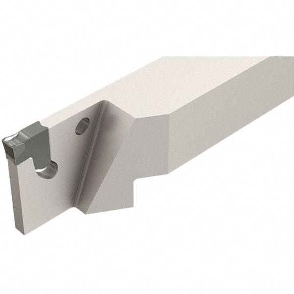 Iscar - External Thread, 1-1/2" Max Depth of Cut, 4.7mm Min Groove Width, 150.11mm OAL, Left Hand Indexable Grooving Cutoff Toolholder - 1" Shank Height x 1" Shank Width, TAG Insert Style, TGT Toolholder Style, Series Tang-Grip - Apex Tool & Supply