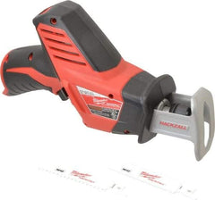 Milwaukee Tool - 12V, 0 to 3,000 SPM, Cordless Reciprocating Saw - 1/2" Stroke Length, 11" Saw Length, Lithium-Ion Batteries Not Included - Apex Tool & Supply