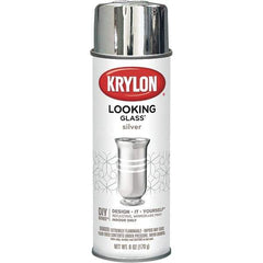 Krylon - Silver, Gloss, Looking Glass Paint Spray Paint - 6 oz Container - Apex Tool & Supply