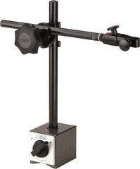 Noga - 175 Lb Magnetic Force, Fine Adjustment Indicator Positioner & Holder with Base - Post & Clamp, Rectangular Base, 2-3/8" Base Height, 60mm Base Length, 2" Base Width - Apex Tool & Supply