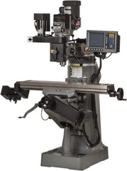 Bridgeport - 48" Long x 9" Wide, 3 Phase Acu-Rite Millpower CNC Milling Machine - Variable Speed Pulley Control, R8 Taper, 3 hp - Apex Tool & Supply